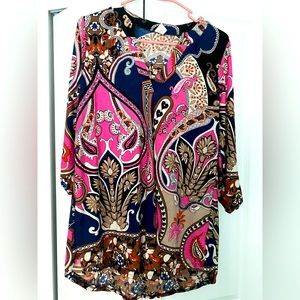 Sew in Love Paisley Blouse, Size Small, Never Worn